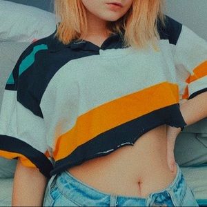 cropped tee